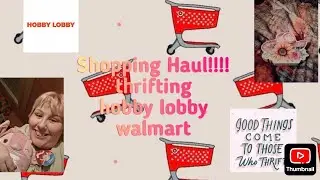 🎀Shopping Haul🎀 thrifting hobby lobby all fun things// #Missouri #hauls