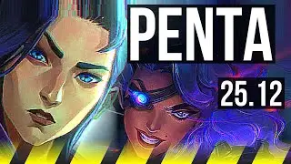 CAITLYN & Seraphine vs SAMIRA & Zac (ADC) | Penta, 28/5/7, Godlike | VN Challenger | 25.12
