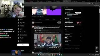 xQc высмеивает Ракая после того, как его разбанили на Twitch.