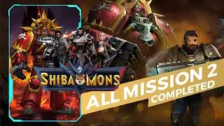 SHIBAMONS PVE MISSION 2 FULL GAMEPLAY - ALL STORY MISSION 2 STAGES BINARMY BIN BINEMON BATTLEMEME