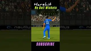 Harshit Rana Back To Back Double Wickets But On No Ball | Real Cricket |