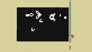 Hardcore Game of Life in Minecraft: 20 Iterations/s