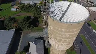 Drone Footage of Echuca Water Tower (Heritage)