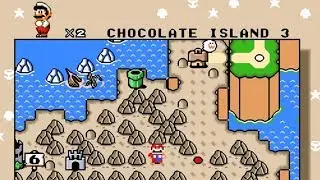 Chocolate Island 3 | Secret Exit & Dragon Coins | Super Mario World