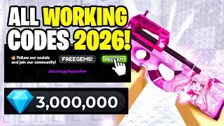 *NEW* ALL WORKING CODES FOR HYPERSHOT IN 2026! ROBLOX HYPERSHOT CODES