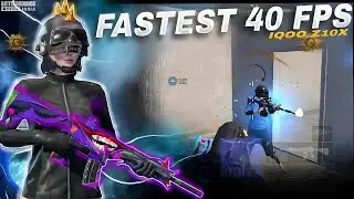 Fastest 15 yr old 🔱 || BGMI || 40fps 1qoo z10x