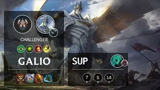 Galio Support vs Thresh - BR Challenger Patch 10.4