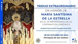 Solemne triduo en honor a María Stma. de la Estrella por el 25 aniversario de su Coronación Canónica