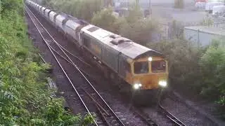 A very claggy Dbc 66124at Northenden jcn (Read text).