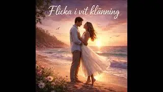 Flicka i vit klänning