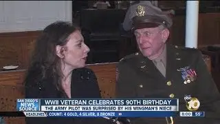 Surprise for local World War II veteran's 90th birthday brings closure