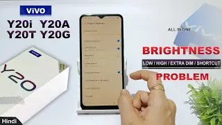 How to Turn off adaptive brightness in vivo y20t, y20g, y20a, y20i | vivo y20 fix Brightness problem