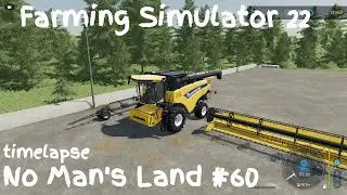 Farming Simulator 22 No Man's Land #60  убираем овес, распахиваем поле