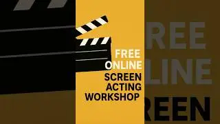 Free 5 Days Online Acting Workshop #freeworkshop #actingworkshop #letsact