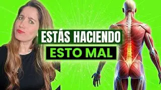 3 ERRORES que NO te dejan RECUPERAR la ESPALDA (y las 3 columnas que SÍ funcionan)