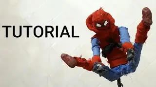 How to make spider man home made suit action figure TUTORIAL METAL MAKER