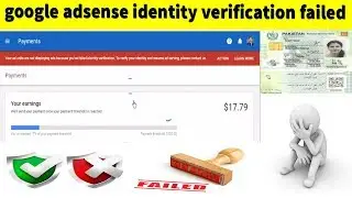 google adsense identity verification failed Your ad units are not displaying 2019