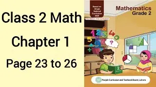 Class 2 Math Chapter 1 Whole Numbers Page 23 to 26 | Class 2 Math Unit 1 Whole Numbers Page 23 to 26