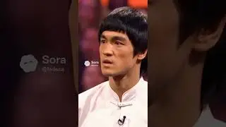 Muhammad Ali and Bruce Lee having a heated argument on a reality tv show