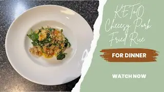 Best KETO Pork Fried Rice #ketogeniclifestyle #chefcarolnyc #stepbystep