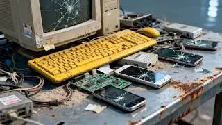 E-Waste Recycling Process | Animated Video AI