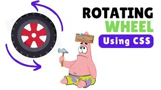 Wheel Rotation Animation Made EASY With SIMPLE CSS