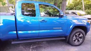 IBoard 5 inch running board install: 2017 Toyota Tacoma TRD Access Cab