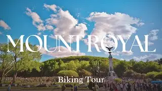 Exploring Mount Royal Park on a bike - 4K 60FPS