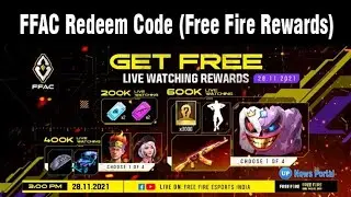 Free fire FFAC redeem code 😍