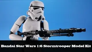 Bandai Star Wars 12-inch Stormtrooper Model Kit Build and Review