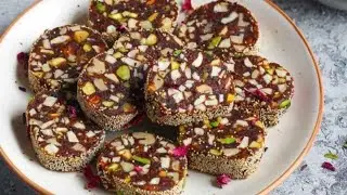 Ramadan special Dates Dry Fruit Roll | Khajoor Dry Fruit  – Healthy Energy Snack | No Sugar Dessert