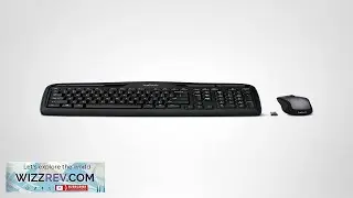 Logitech MK335 Quiet Wireless Keyboard and Mouse Combo Black Silver Keyboard