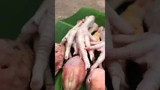 Tasty chicken leg and head masala curry recipe 🤤😋