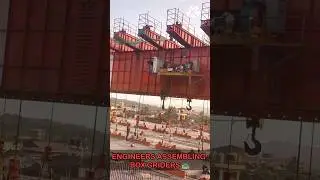 BUILDING BRIDGES 🌉 #bridge #construction #engineering #shorts