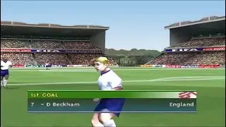 FIFA 2000 (1999) Playstation 1:  England vs France (Beckham vs Zidane)