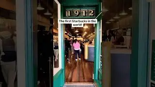 The first @starbucks in the world! 🌎 #starbucks #thingstodoinseattle #firststarbucks
