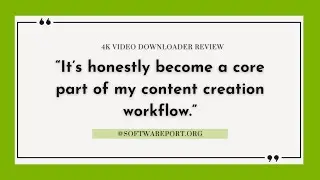 4K Video Downloader Review By A YouTuber & Commentary Creator
