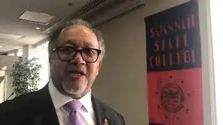 Civil Rights activist Ben Chavis addresses Savannah State University
