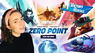 Fortnite Chapter 2 Season 5!! ~ Zero Point ~ 1st Game.. 1st Victory Royale!!