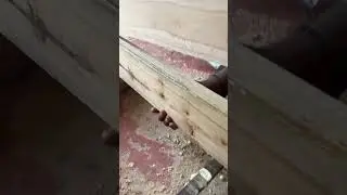 Teak wood joint for door making #woodworking carpenter #woodtricks Door making