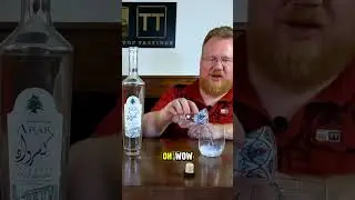 ARAK Lebanese drink is like science class #lebanese #science #whiskey #wow #cool #neat