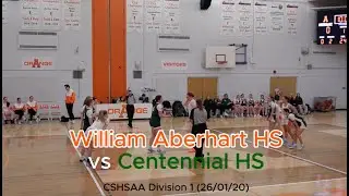 WAHS Sr Girls @ Centennial HS (2025/26 CSHSAA Division 1, 26/01/20)