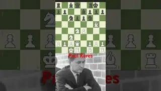 Paul Keres vs Laszlo szabo 1955 #chessgame#chessxadrezajedrez#classic#puzzle