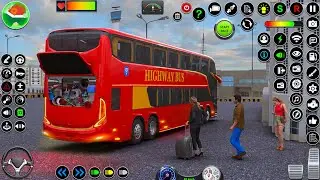Bus simulator indonesia | US Coach Bus Driving Simulator | Real Coach Bus Drive Simulator |