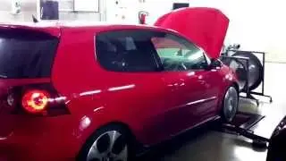 Golf MK5 gti stage1 on dyno MP GARAGE