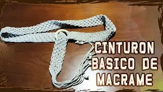 Cintur&oacute;n B&aacute;sico de Macram&eacute;