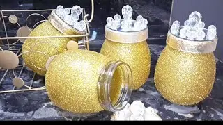 EMPTY JARS DIY IDEAS | DIY HOME DECOR | RECYCLED JARS AND GLASS TRANSFORMATION