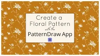 New Skillshare Mini Class - Create a Simple Floral Pattern with the NEW PatternDraw App
