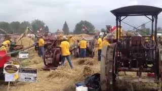 St-Albert Ontario 2015 Guinness Record - 111 Threshing Mills