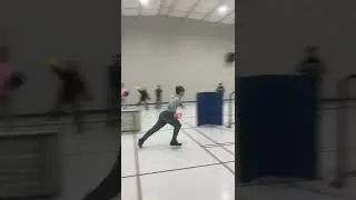 Teen plays extreme dodgeball with youth group!